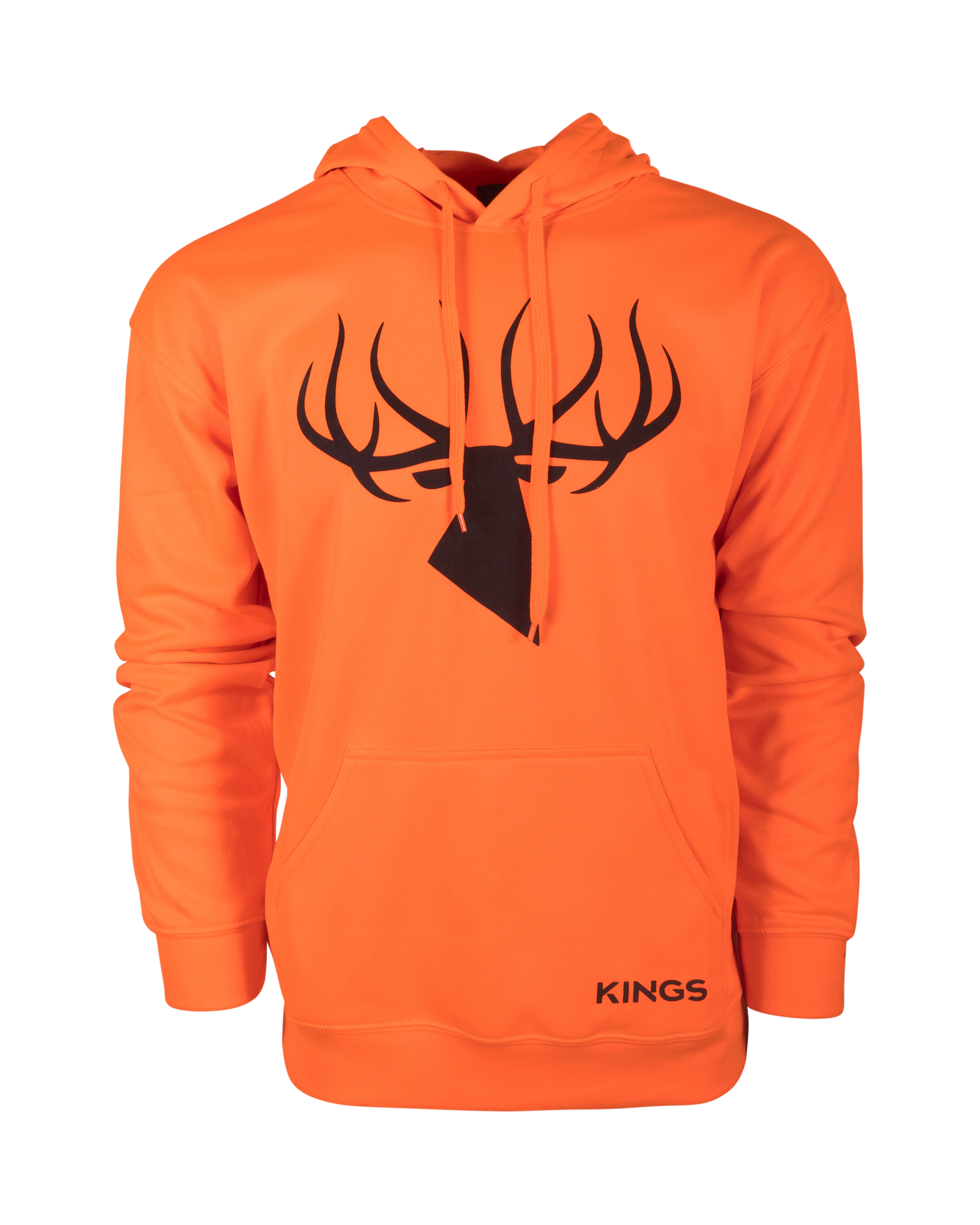 Blaze Orange Poly Hoodie - Main Image