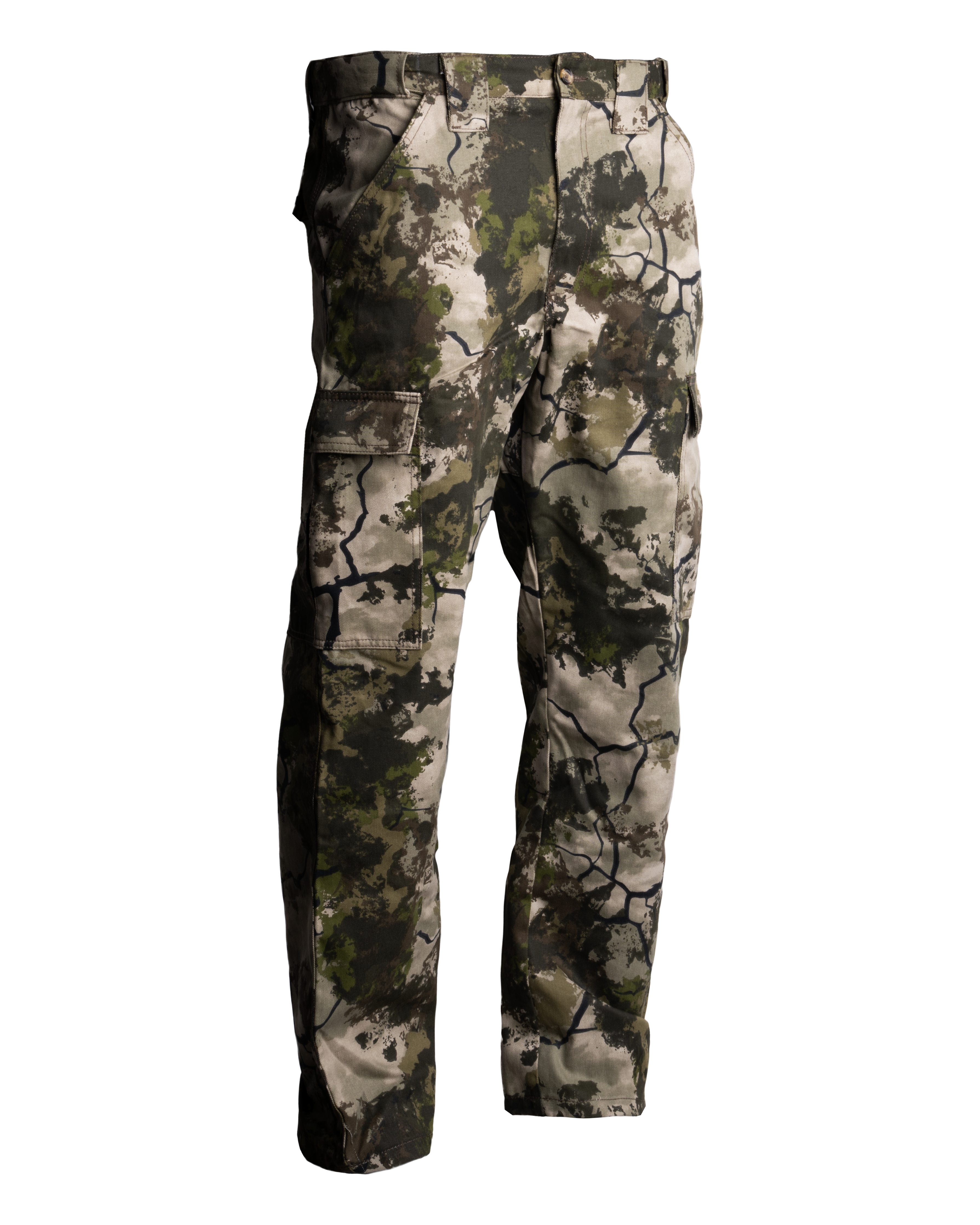 Kam Men's Combat Cargo Pants | Big Size 42-62, Camo Army Work Trousers, 100% Cotton