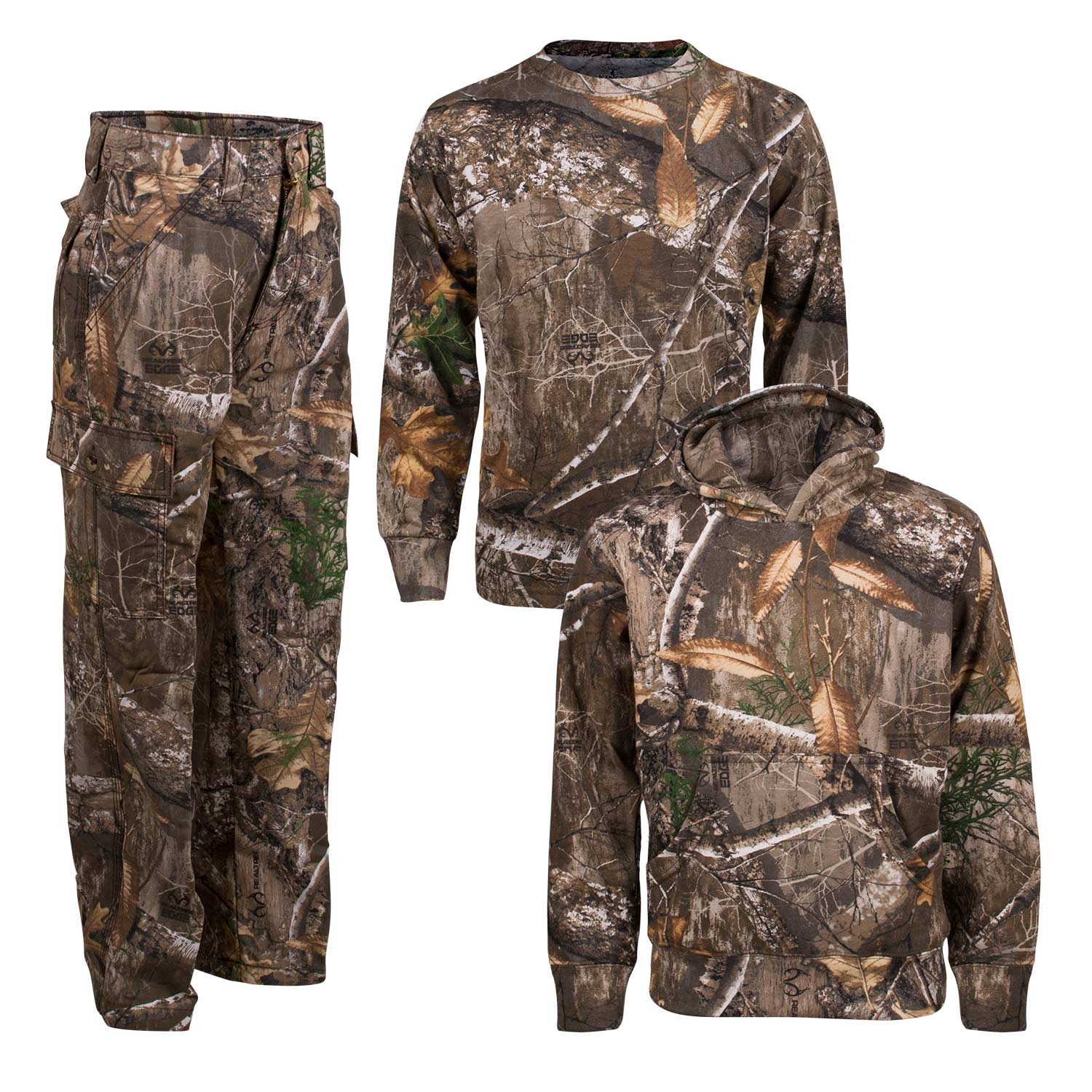 King's Camo Classic Cotton Long Sleeve Tee Realtree Edge