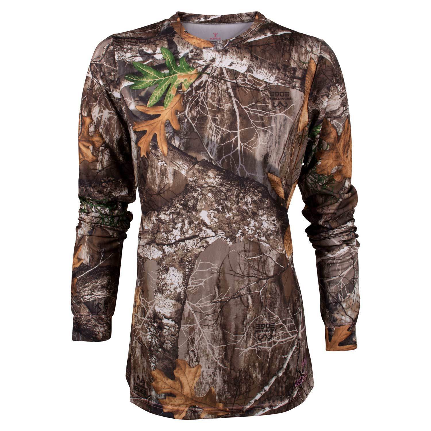 Women's Hunter Long Sleeve Tee Realtree Edge | King's Camo