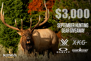 King's Camo $3,000 September Hunting Gear Giveaway