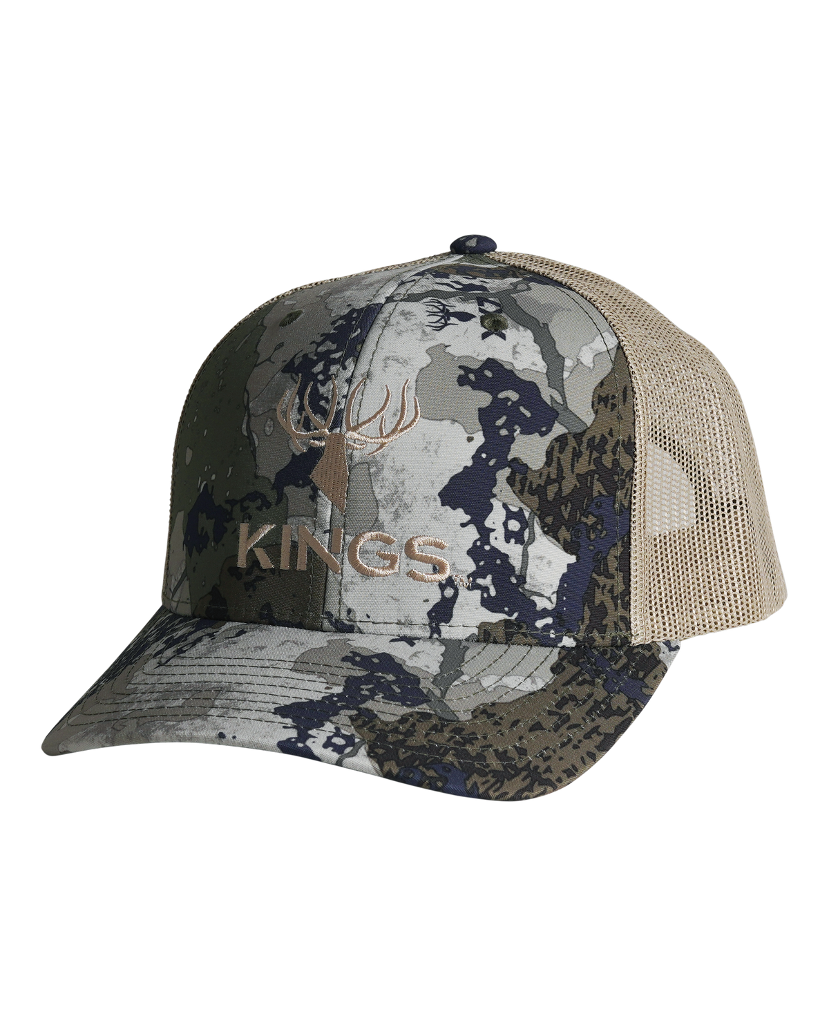 Kings Camo Richardson Camo Logo Snapback Cap