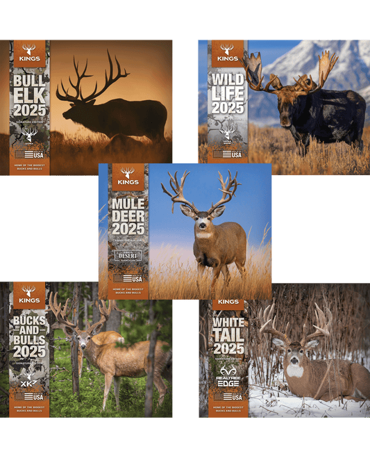 2025 Kings Calendar 5-Pack Bundle