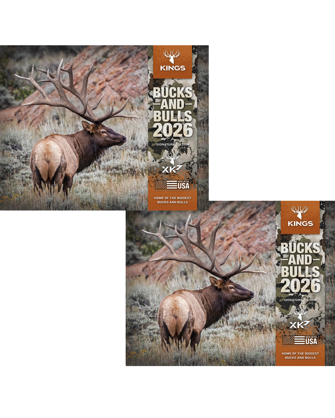 2026 Kings Bucks & Bulls Calendar TWIN PACK