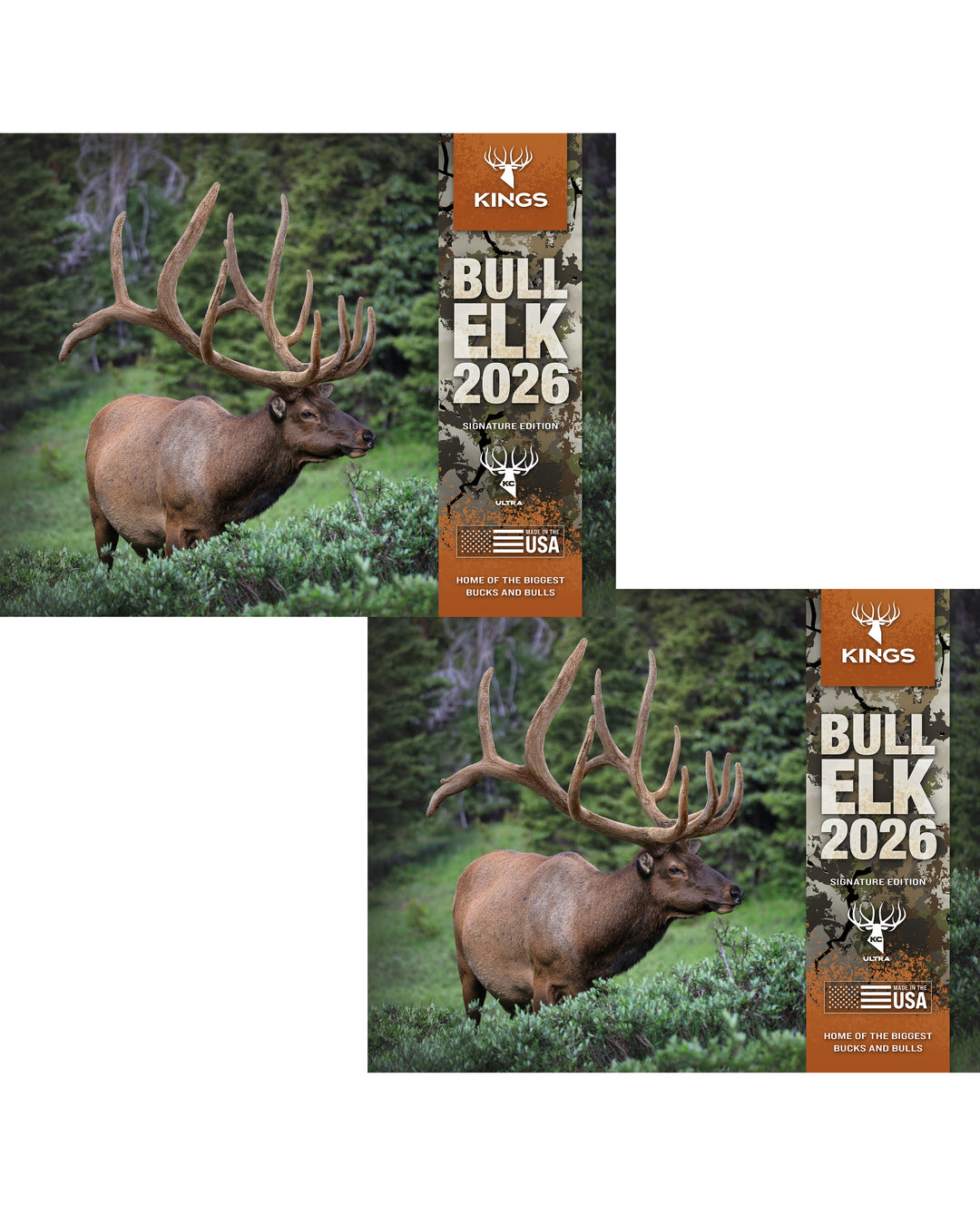 2026 Kings Bull Elk Calendar TWIN PACK