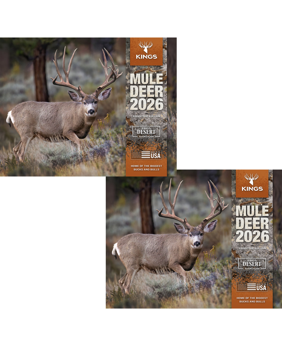 2026 Kings Mule Deer Calendar TWIN PACK