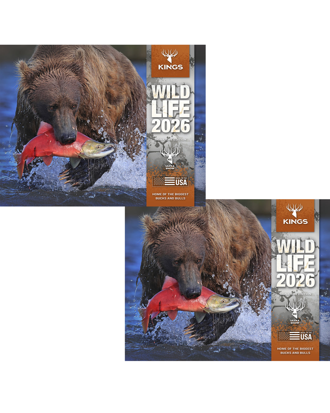 2026 Kings Wildlife Calendar TWIN PACK