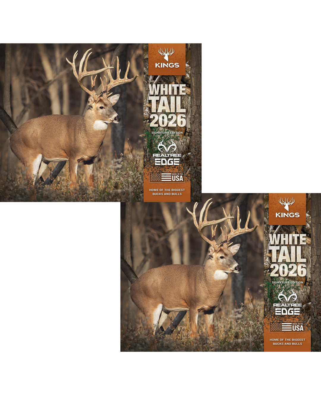 2026 Kings Whitetail Calendar TWIN PACK