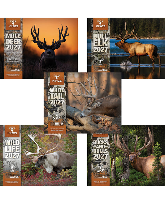 2027 Kings Calendar 5-Pack Bundle