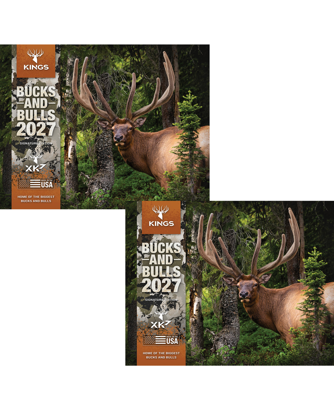 2027 Kings Bucks & Bulls Calendar TWIN PACK