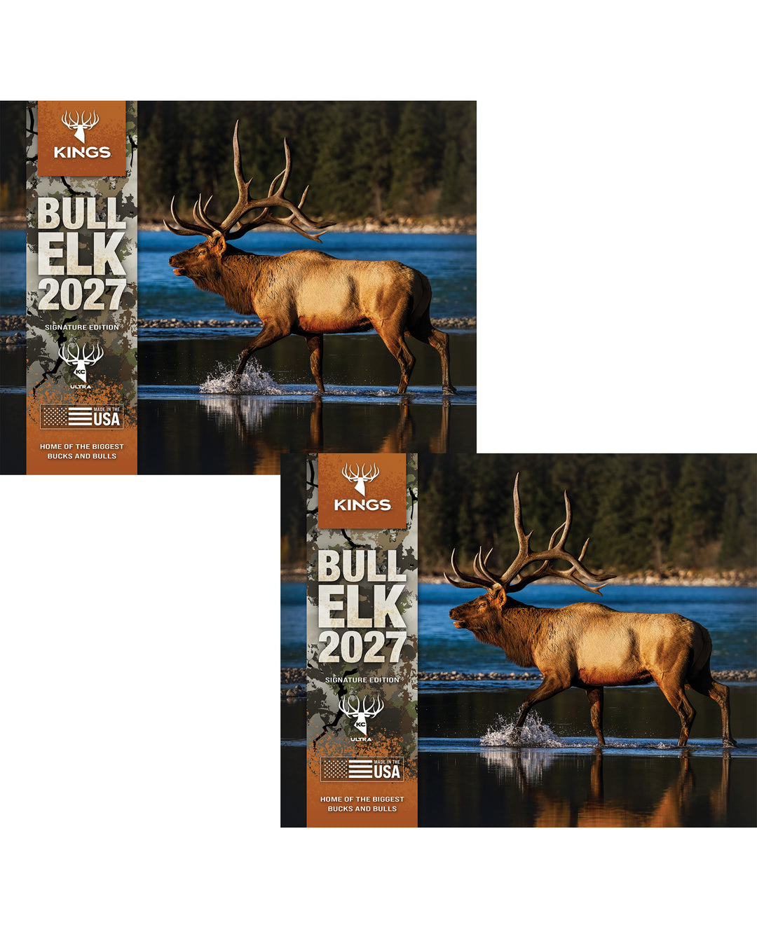 2027 Kings Bull Elk Calendar TWIN PACK