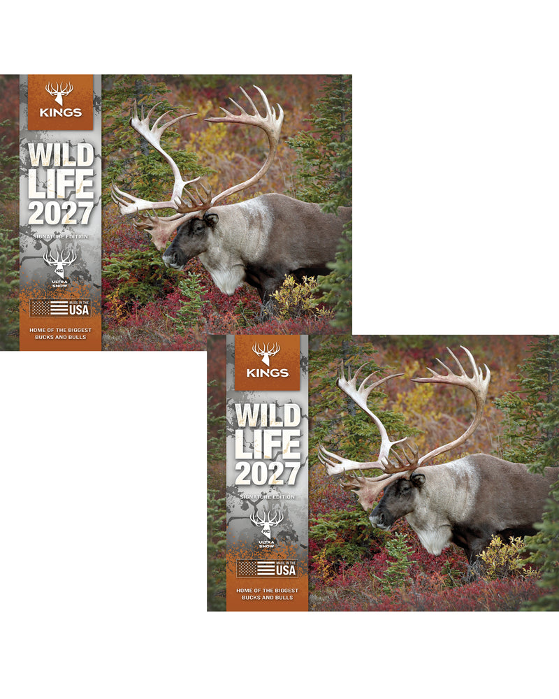 Kings Calendars 2027 Kings Wildlife Calendar TWIN PACK
