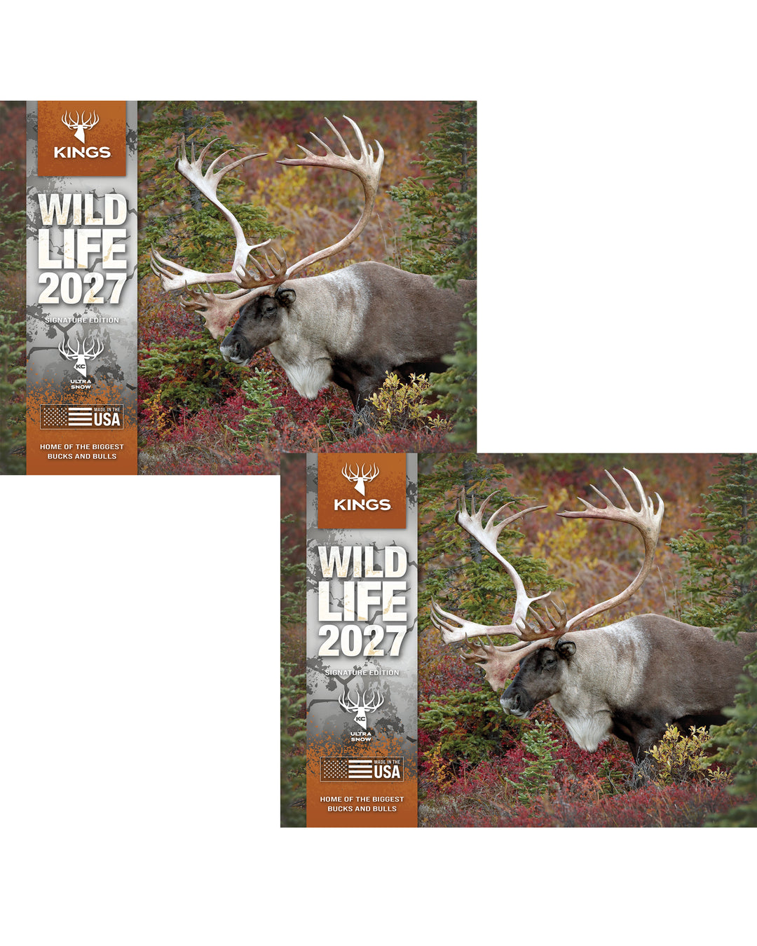2027 Kings Wildlife Calendar TWIN PACK