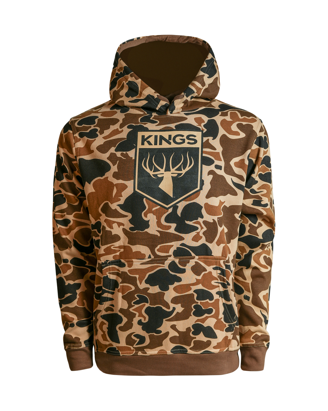 Kings Classic Camo Badge Hoodie