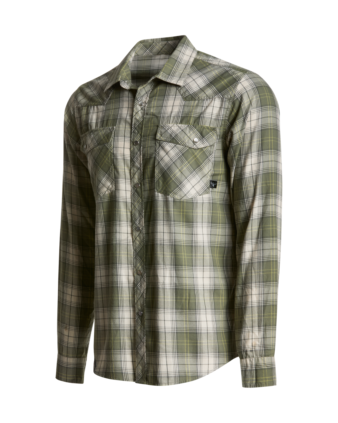 Western Olive Plaid