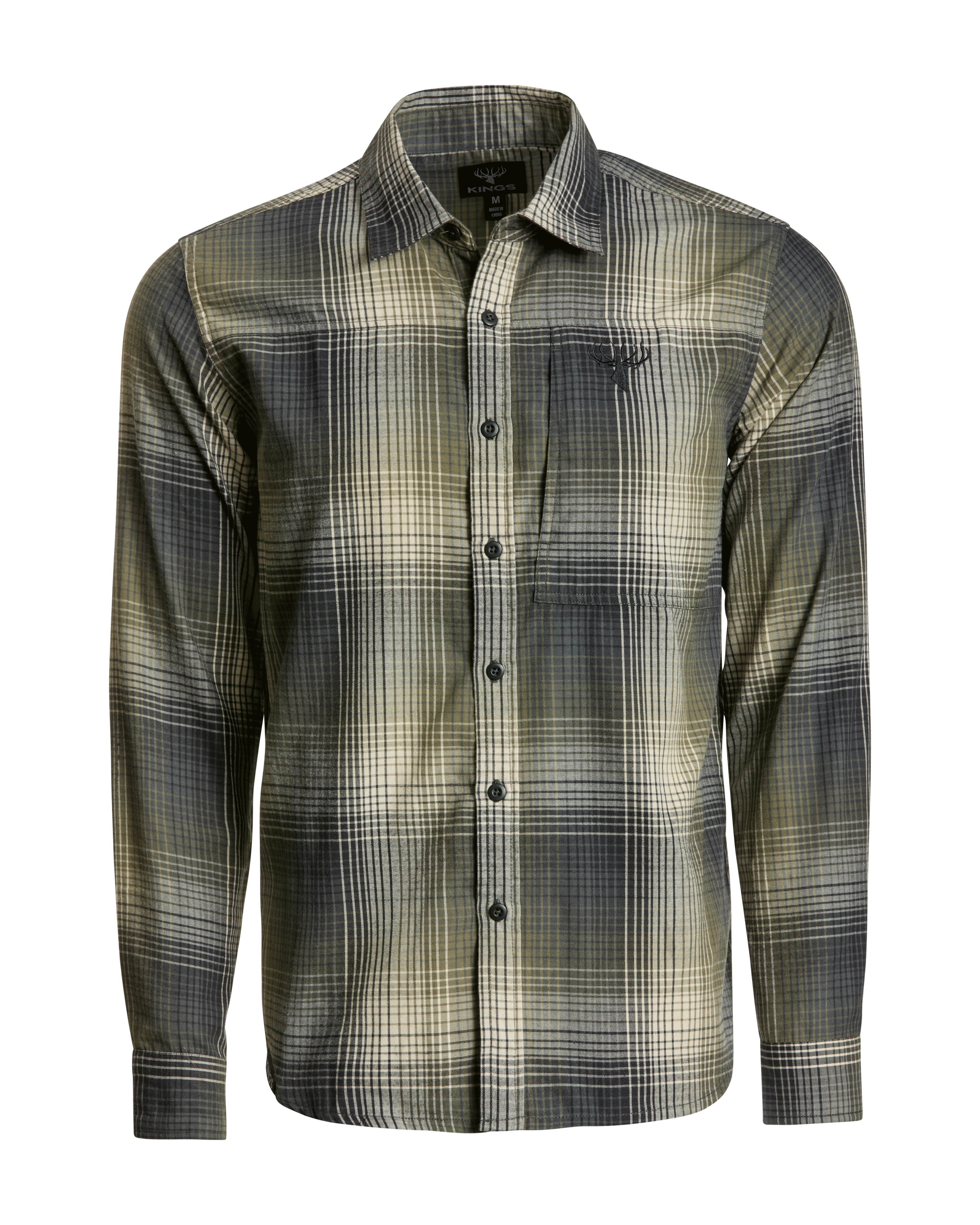 Kings Camo Modern Button Flannel