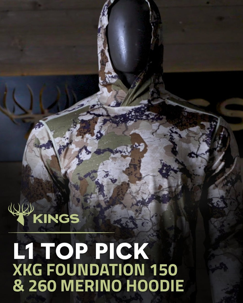 HUNTER FAVORITE: XKG Foundation 150 Merino Hoodie