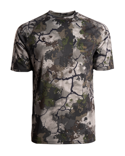 Sky Recycled Base Layer LS T-Shirt Charcoal Camo Pattern – Passenger