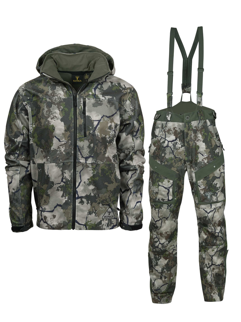 King's Shadow Camo Apparel Hunter Wind-Defender Bundle in KC Ultra