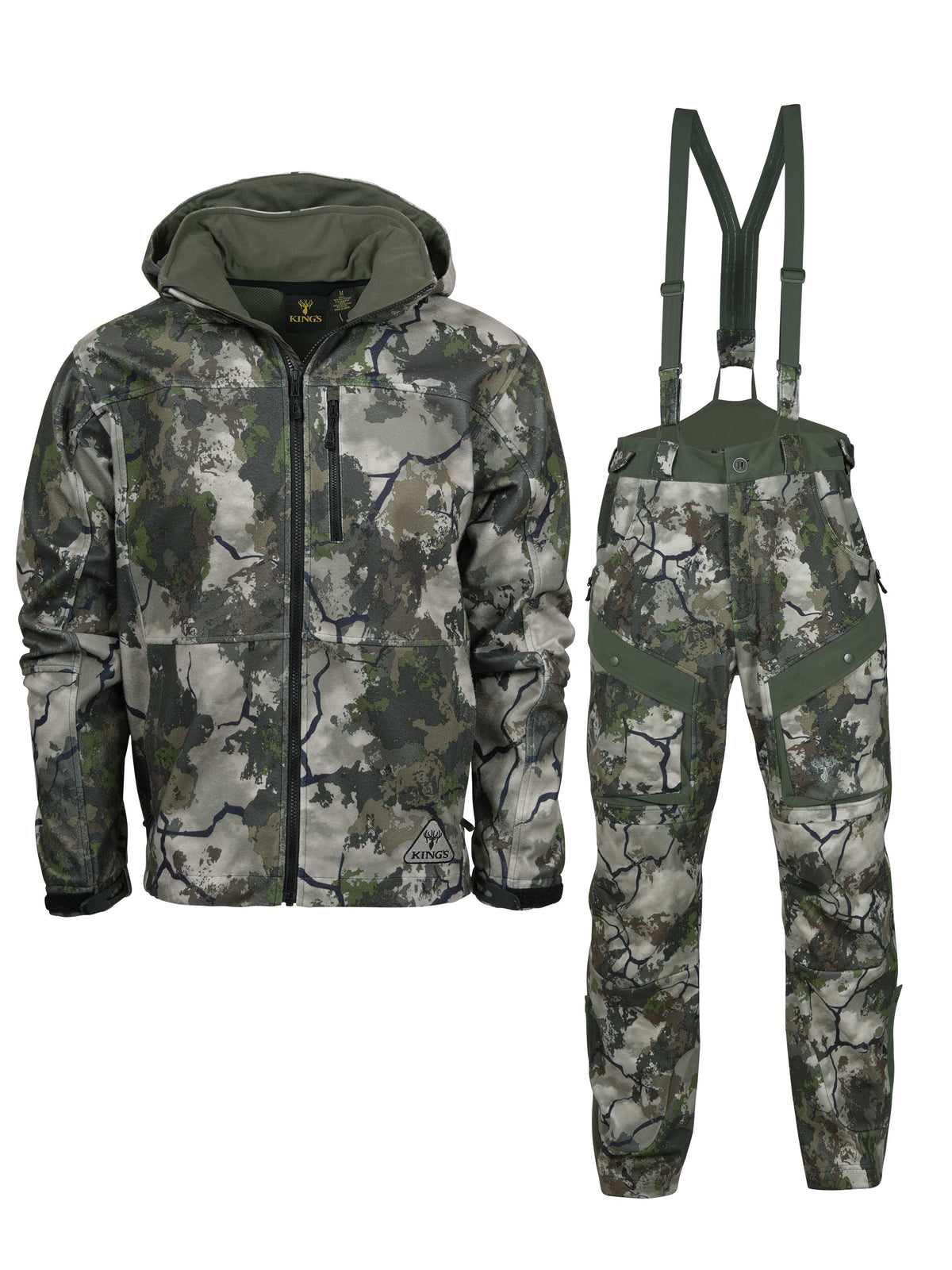 King's Shadow Camo Apparel Hunter Wind-Defender Bundle in KC Ultra